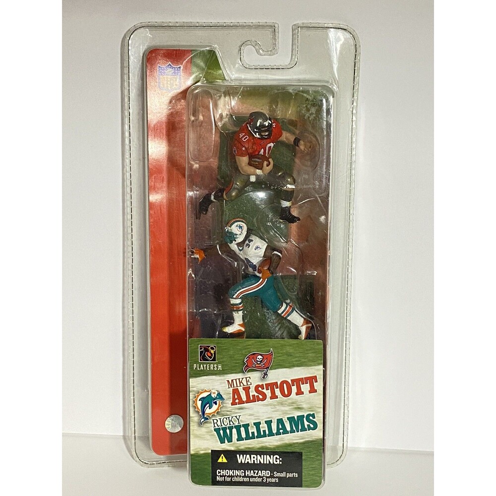 2004 McFarlane Players Mike Alstott & Ricky Williams Figures Tampa Bay / Miami